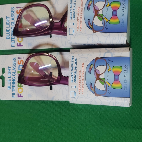 ADD ON kids blue light filtering glasses electronics purple - Picture 2 of 3
